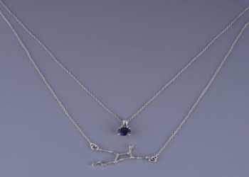 virgo constellation necklace